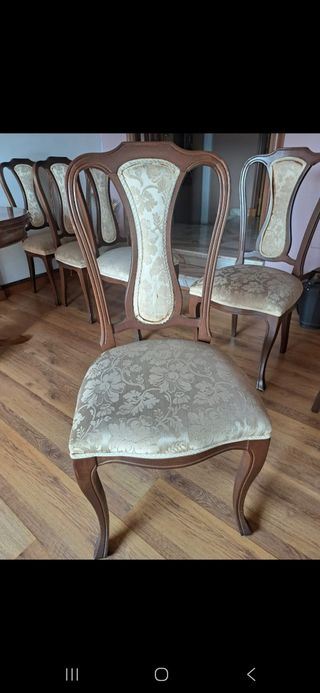 Juego de 6 Sillas de Comedor