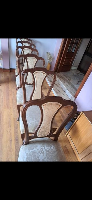 Juego de 6 Sillas de Comedor
