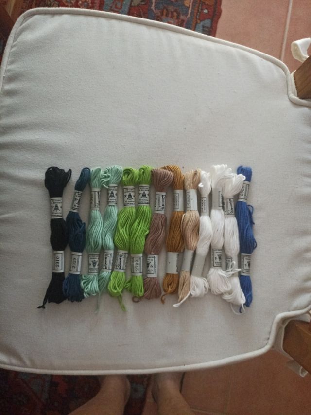 Madejas DMC Algodón Bordar Vintage