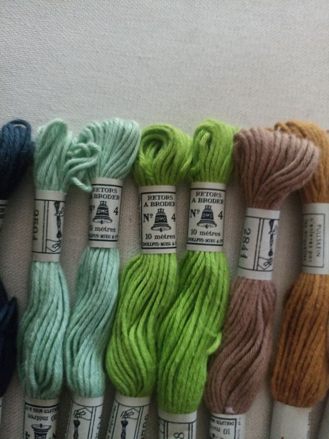 Madejas DMC Algodón Bordar Vintage