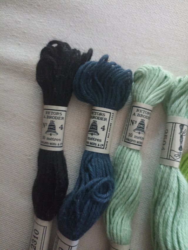 Madejas DMC Algodón Bordar Vintage