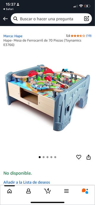 Mesa de juego infantil Hape