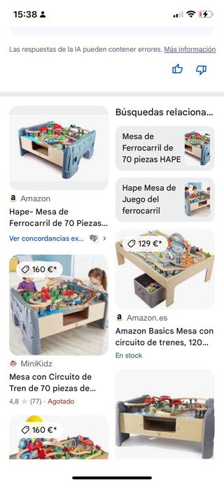Mesa de juego infantil Hape