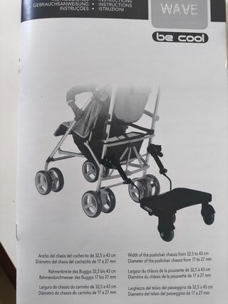 Plataforma universal cochecito REGALO plástico llu