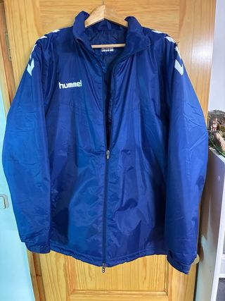 Chubasquero Hummel Azul acolchado XL