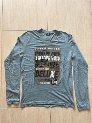 Camiseta manga larga Dolce & Gabbana gris