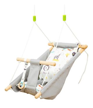 Columpio de madera infantil