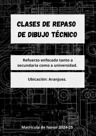 Clases de repaso de dibujo técnico.