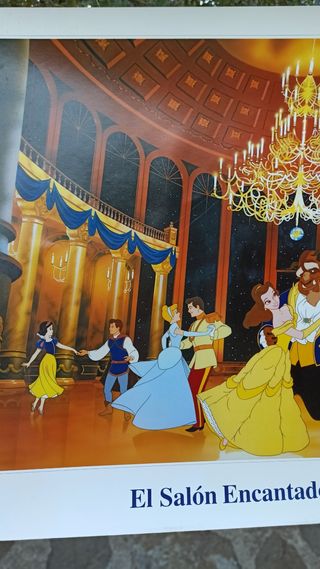 Póster Princesas Disney El Salón Encantado