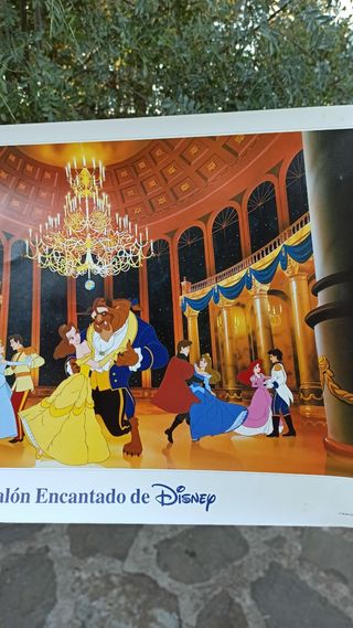 Póster Princesas Disney El Salón Encantado