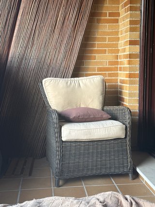 Juego de sofás para terraza