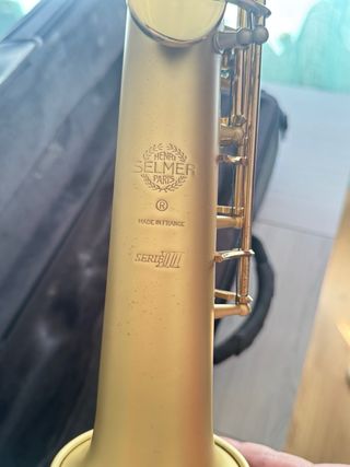 Saxofón Soprano Selmer Serie III