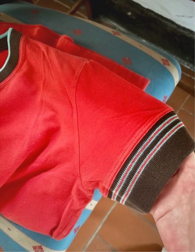 T-shirt uomo D&G rossa vintage