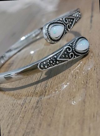 Bracciale con Pietre Bianche