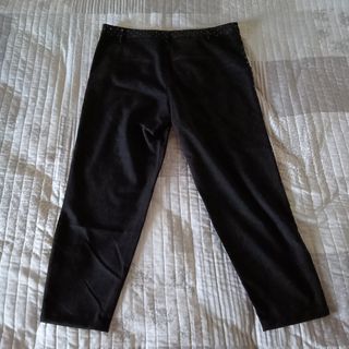 Pantaloni neri con strass