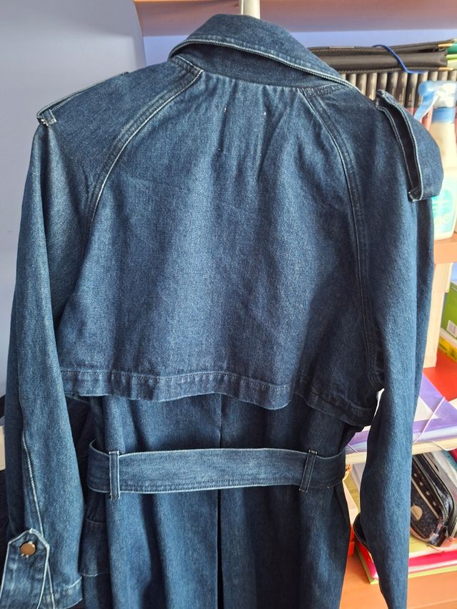 Trench in denim Zara