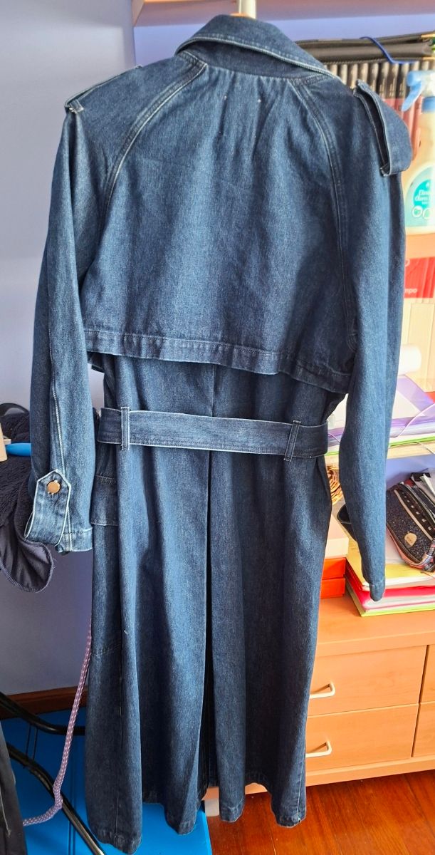 Trench in denim Zara