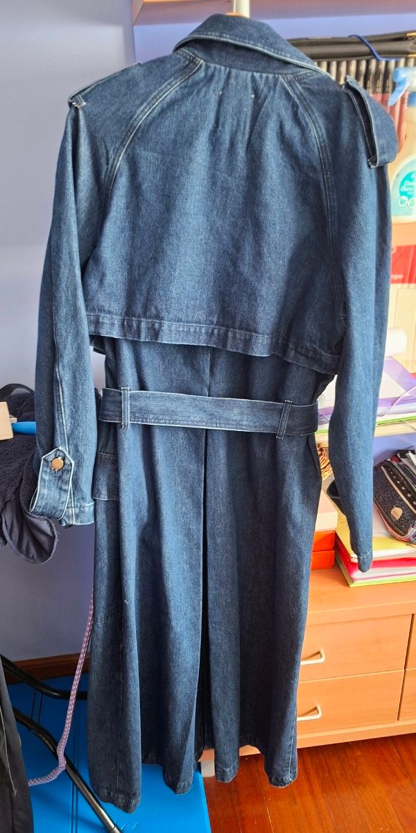 Trench in denim Zara