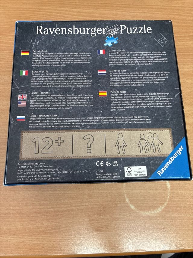 Ravensburger Escape Puzzle 759. La manada de lobos