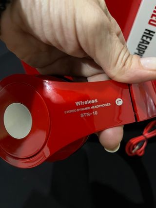 Cuffie wireless rosse