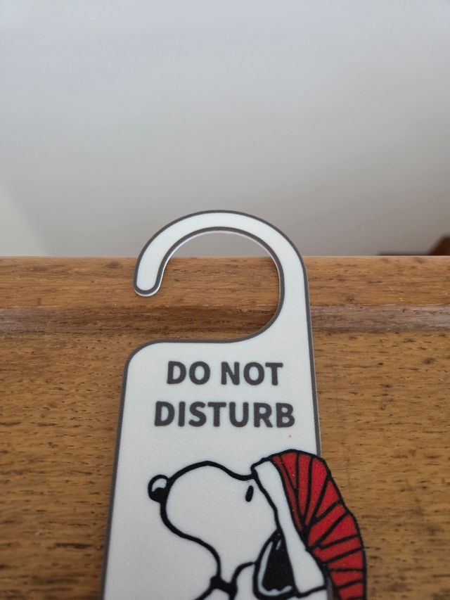 Do not disturb snoopy