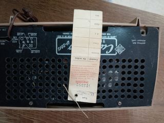 Radio Telefunken Capricho Válvulas