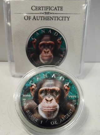 Monete canadesi in argento puro da 1 Oz