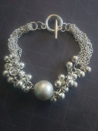 Pulsera fantasía con cierre de T