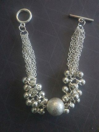 Pulsera fantasía con cierre de T