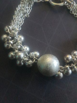 Pulsera fantasía con cierre de T