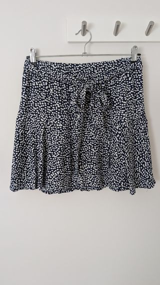 Falda pantalón Lefties azul y blanco