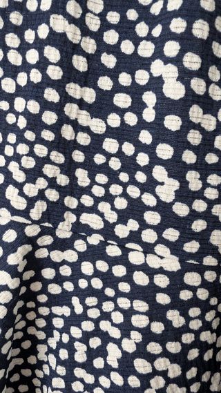 Falda pantalón Lefties azul y blanco