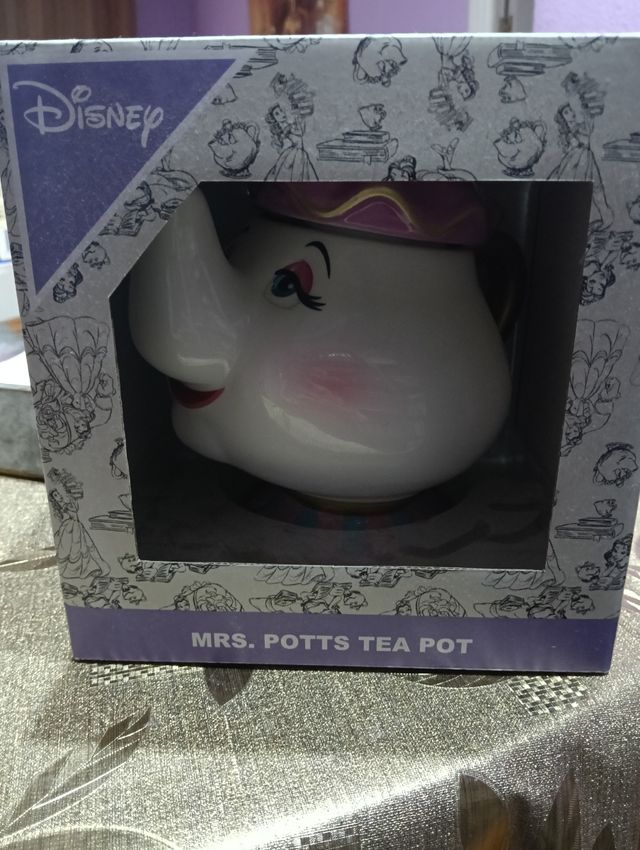 Tetera cerámica Bella y Bestia