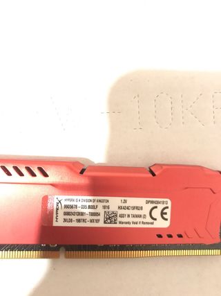 Memoria RAM HyperX Fury DDR4 8GB 2400mhz