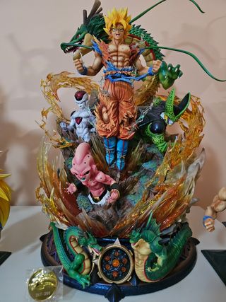 Estatua Resina HuBen Studio Kakarotto Goku