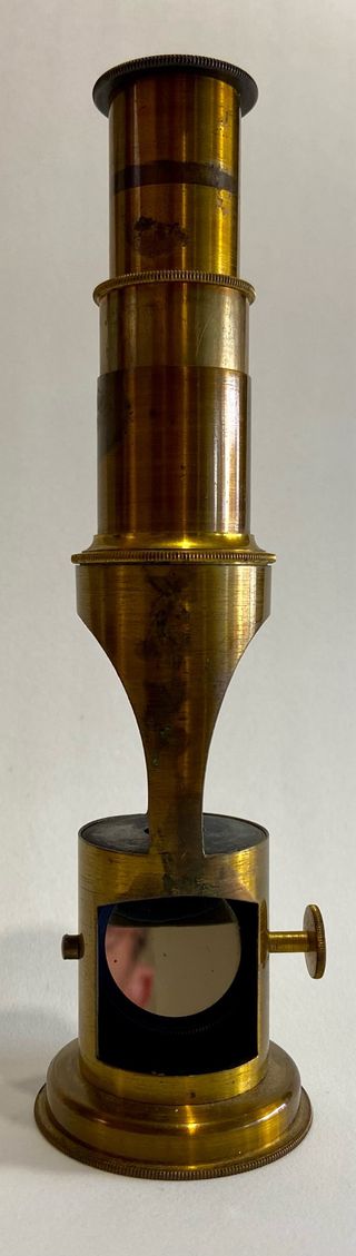 Antiguo Microscopio de Latón 1830