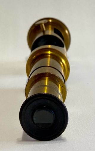 Antiguo Microscopio de Latón 1830