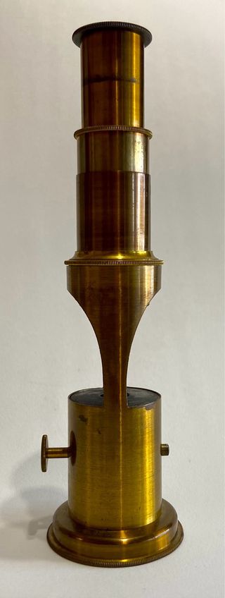 Antiguo Microscopio de Latón 1830