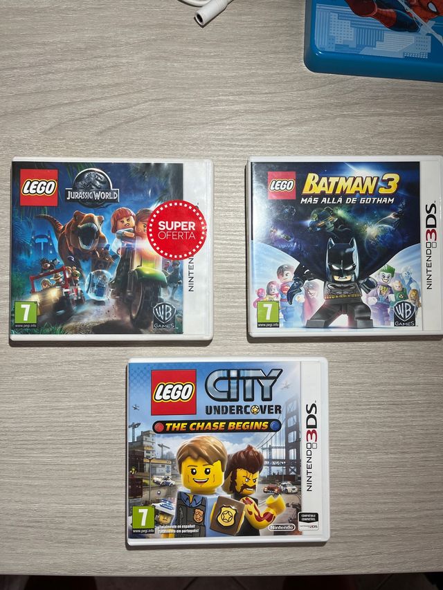 Lote de lego para la 3ds + cajas + manuale