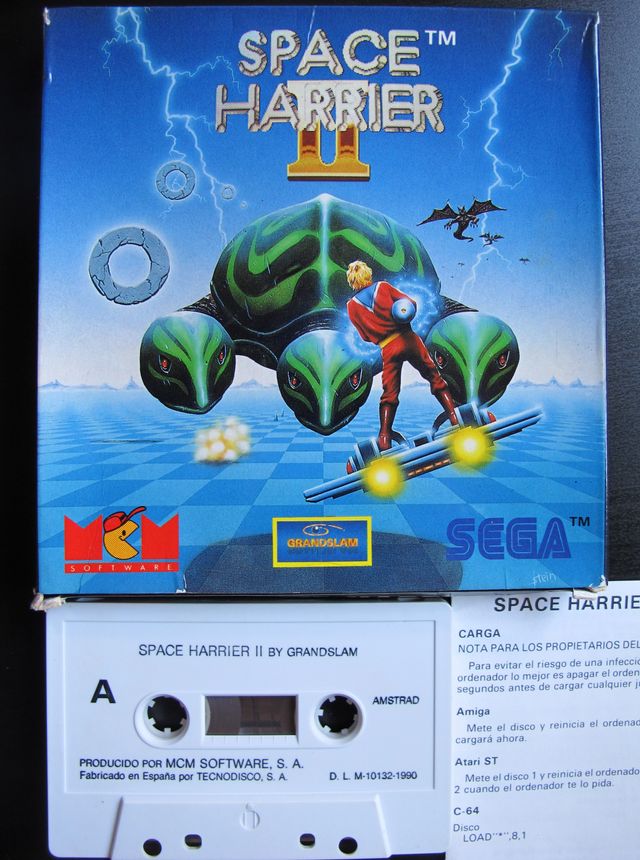 Space Harrier II Amstrad SEGA MCM