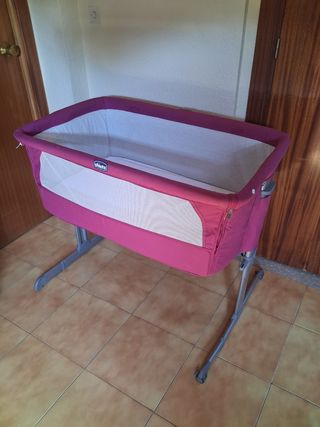 Cuna de viaje Chicco rosa