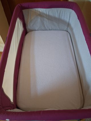 Cuna de viaje Chicco rosa