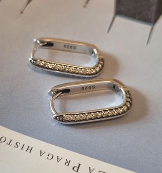 Pendientes Plata S925 con Circonitas