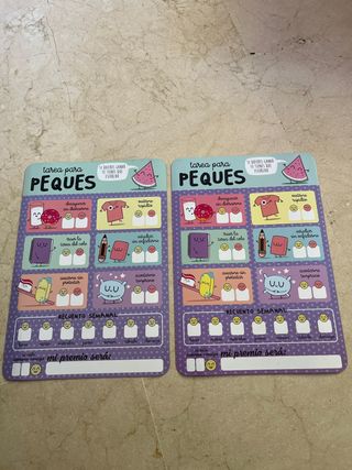 Pizarra Seguimiento Tareas Infantil