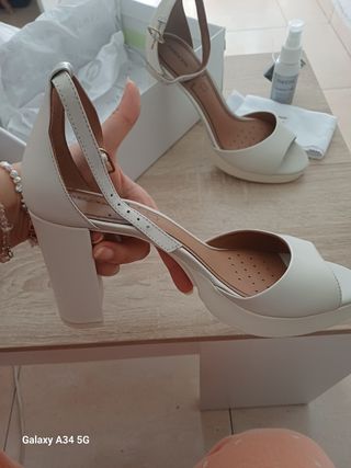 Sandalias Geox Blancas Mujer