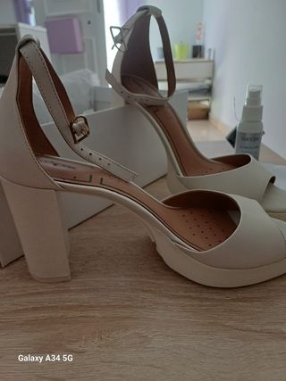 Sandalias Geox Blancas Mujer