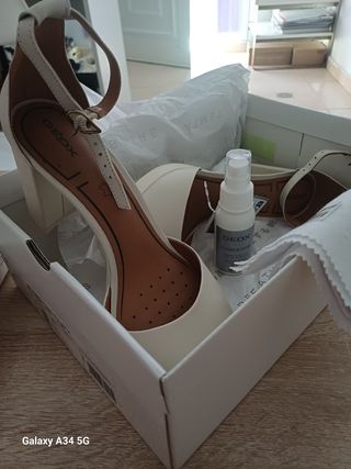 Sandalias Geox Blancas Mujer