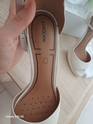 Sandalias Geox Blancas Mujer