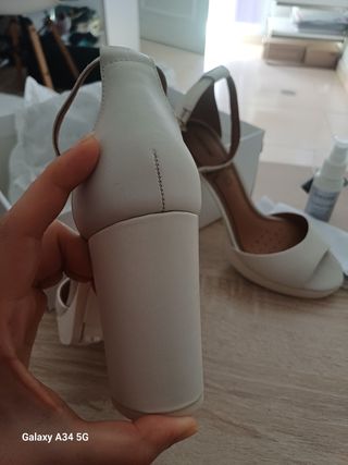 Sandalias Geox Blancas Mujer