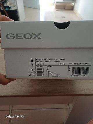 Sandalias Geox Blancas Mujer